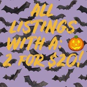2 FOR 20! all listings with a 🎃!